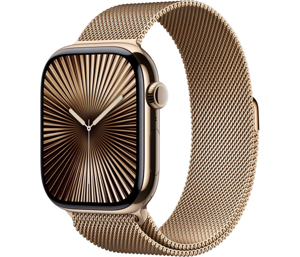 Apple Watch 10 42/Złoty Tytan/Złota Bransoleta  LTE - 1278215 - zdjęcie